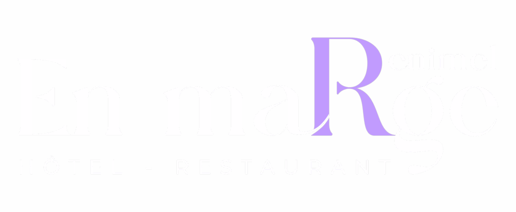 EnMarge - Logo complet - blanc parme